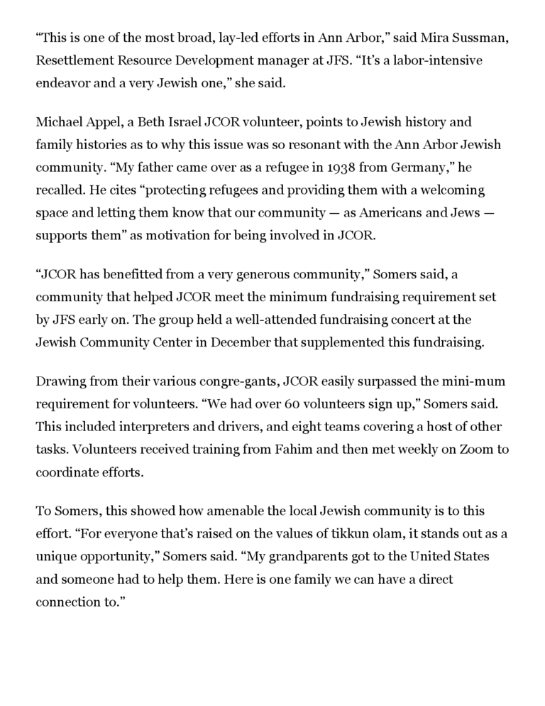 It Takes A Jewish Village Detroit Jewish News March 20, 2023